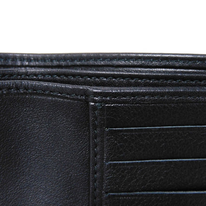 Dior Homme Bifold Wallet Smooth Calfskin Leather Black Smooth Calfskin Billfold Card Case Pass Case