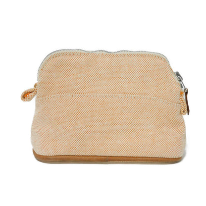 Hermes Clutch Bag Tower Ash Ecru H Logo Embroidered Cotton Orange H Mark Bolide Pouch Minimini 16