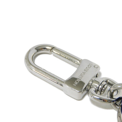 Louis Vuitton Key Ring M00744 Cowhide Leather X Metal Blue Lv Signature Portocre Lv Padded Circle