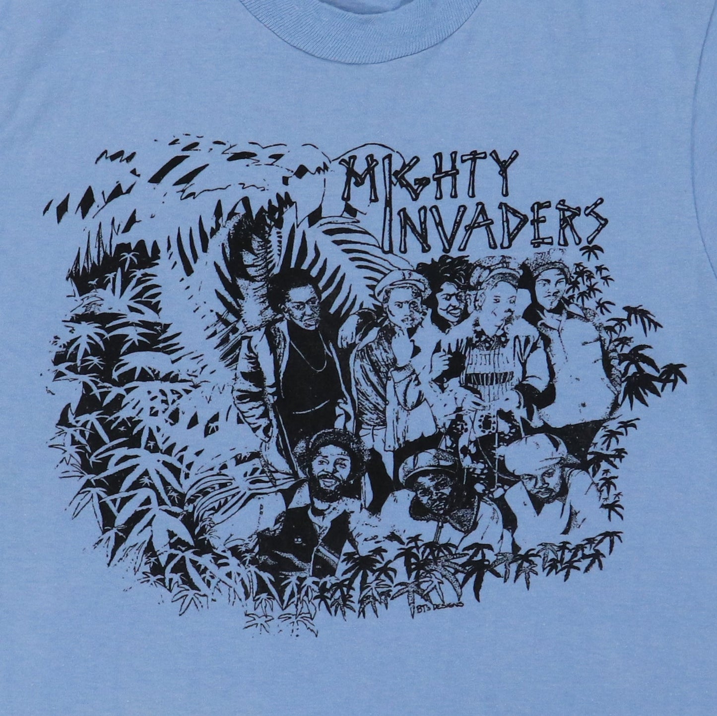 1980S Mighty Invaders Playing For Jah People Shirt