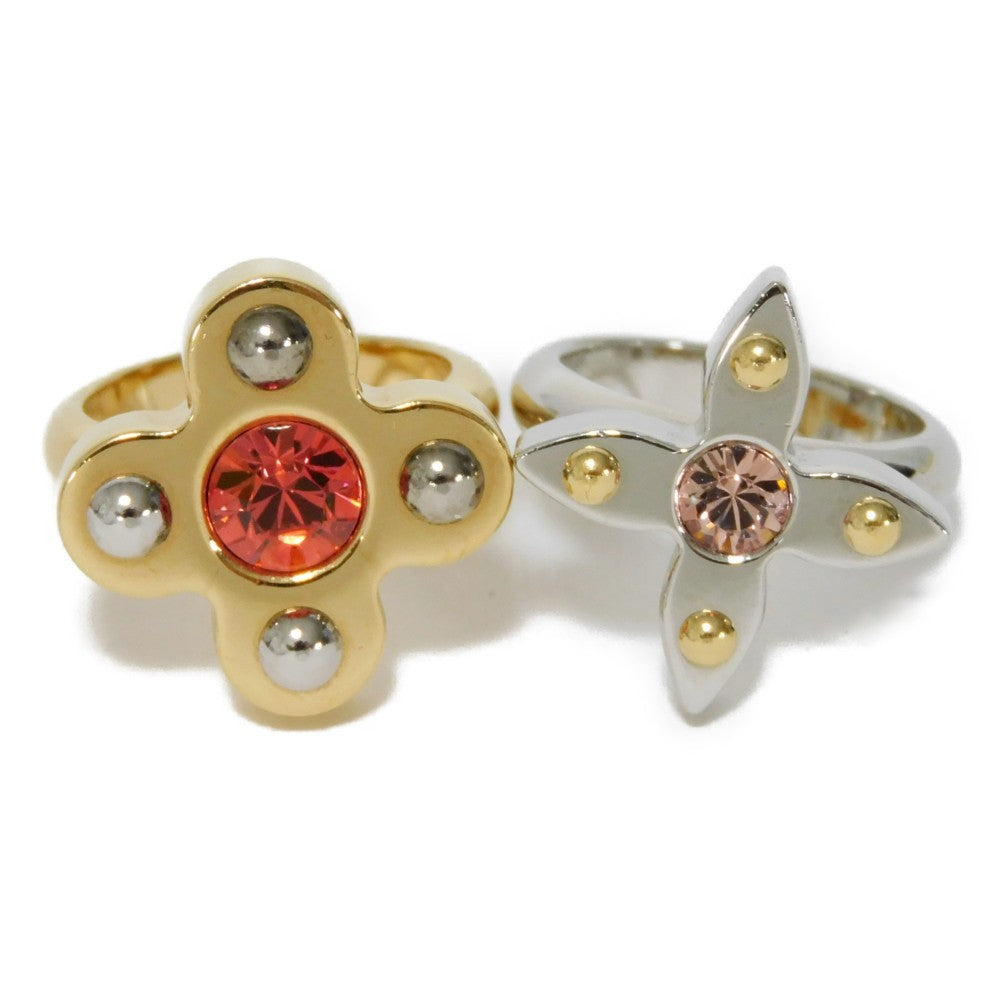 Louis Vuitton Ring M66796 Plating Gold X Silver Monogram Flower Berg Loveletterz