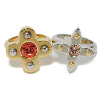 Louis Vuitton Ring M66796 Plating Gold X Silver Monogram Flower Berg Loveletterz