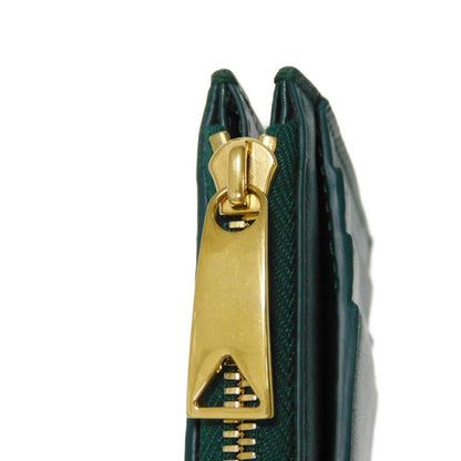Bottegaveneta Coin Case 765460 Vcqc4 3049 Lambskin X Calfskin Emerald Green Current Rfid Ic Chip