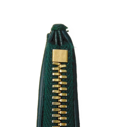 Bottegaveneta Coin Case 765460 Vcqc4 3049 Lambskin X Calfskin Emerald Green Current Rfid Ic Chip
