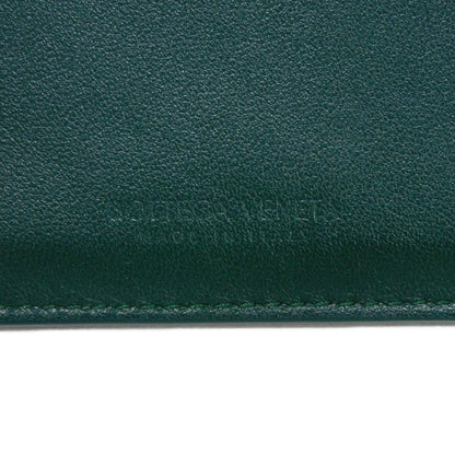 Bottegaveneta Coin Case 765460 Vcqc4 3049 Lambskin X Calfskin Emerald Green Current Rfid Ic Chip