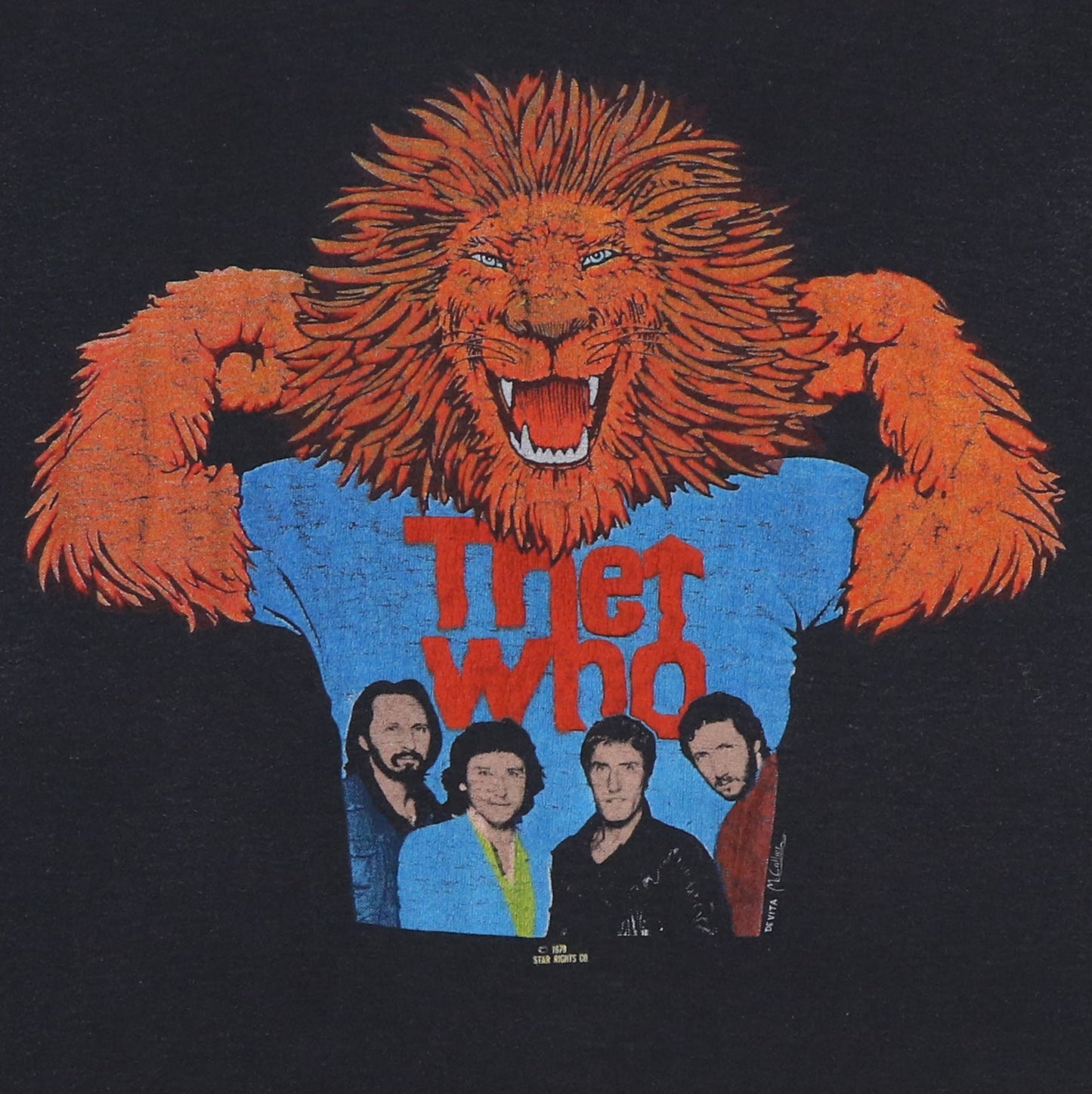 Shirt 1979 The Who Lion