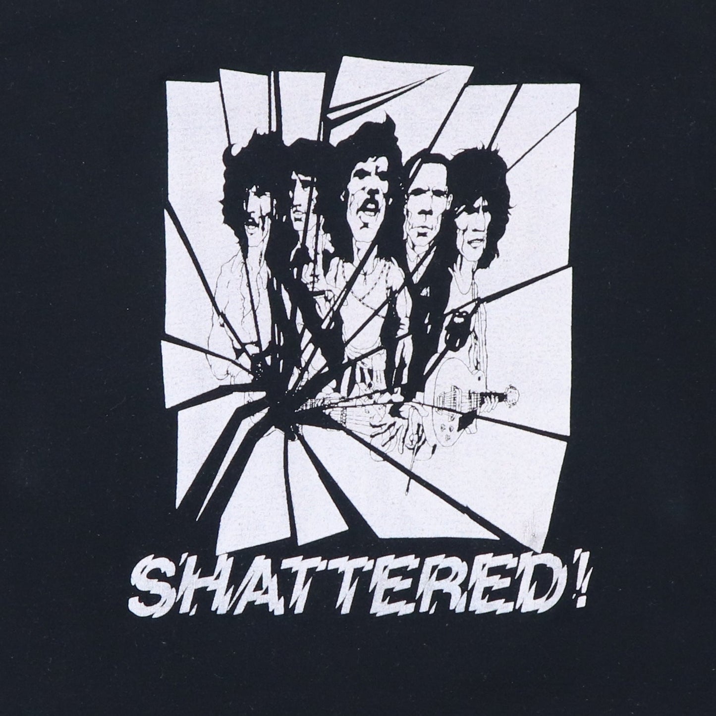 1981 Rolling Stones Shattered Tour Shirt