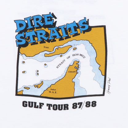 1987 Dire Straits Tour Shirt