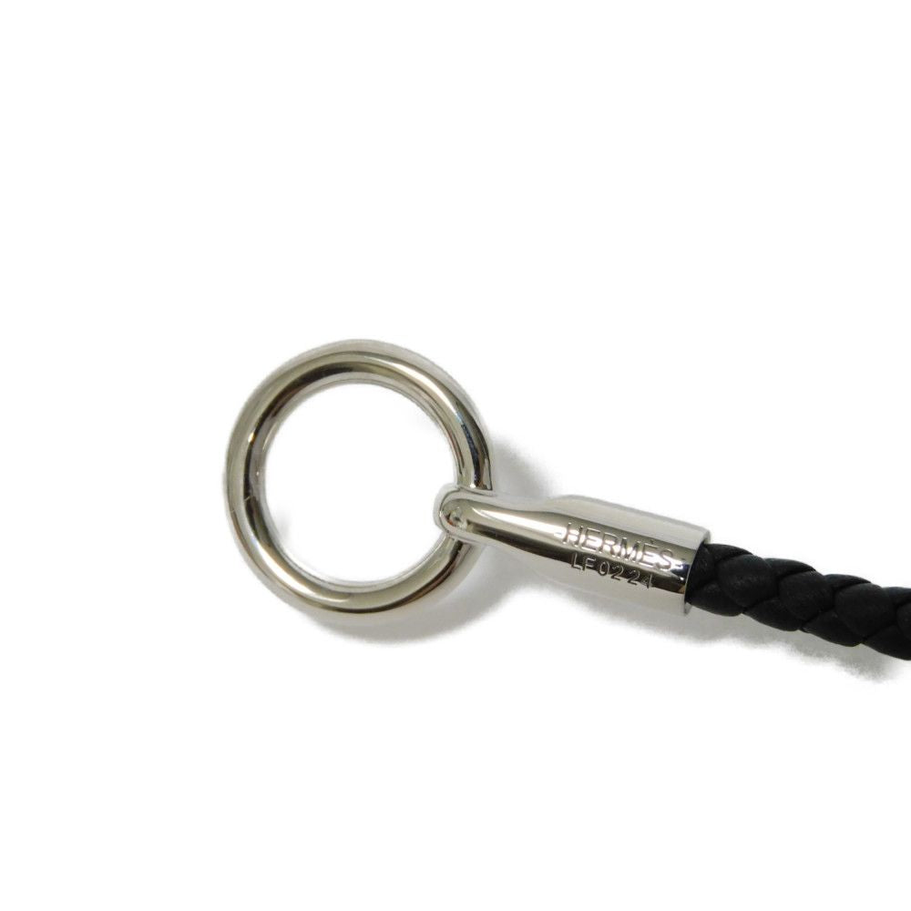 Hermes Bracelet H071689 Vaux Swift Black T Bar Grennan De Bourtour