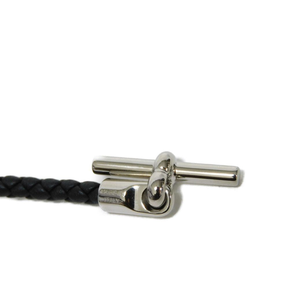 Hermes Bracelet H071689 Vaux Swift Black T Bar Grennan De Bourtour
