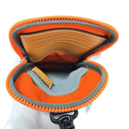 Loewe Shoulder Bag 101.50.V41 Polyester Orange Cotton Neck Strap Pouch Unused Logo I Nature Phone