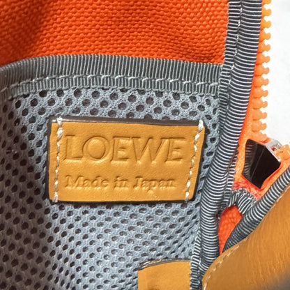 Loewe Shoulder Bag 101.50.V41 Polyester Orange Cotton Neck Strap Pouch Unused Logo I Nature Phone