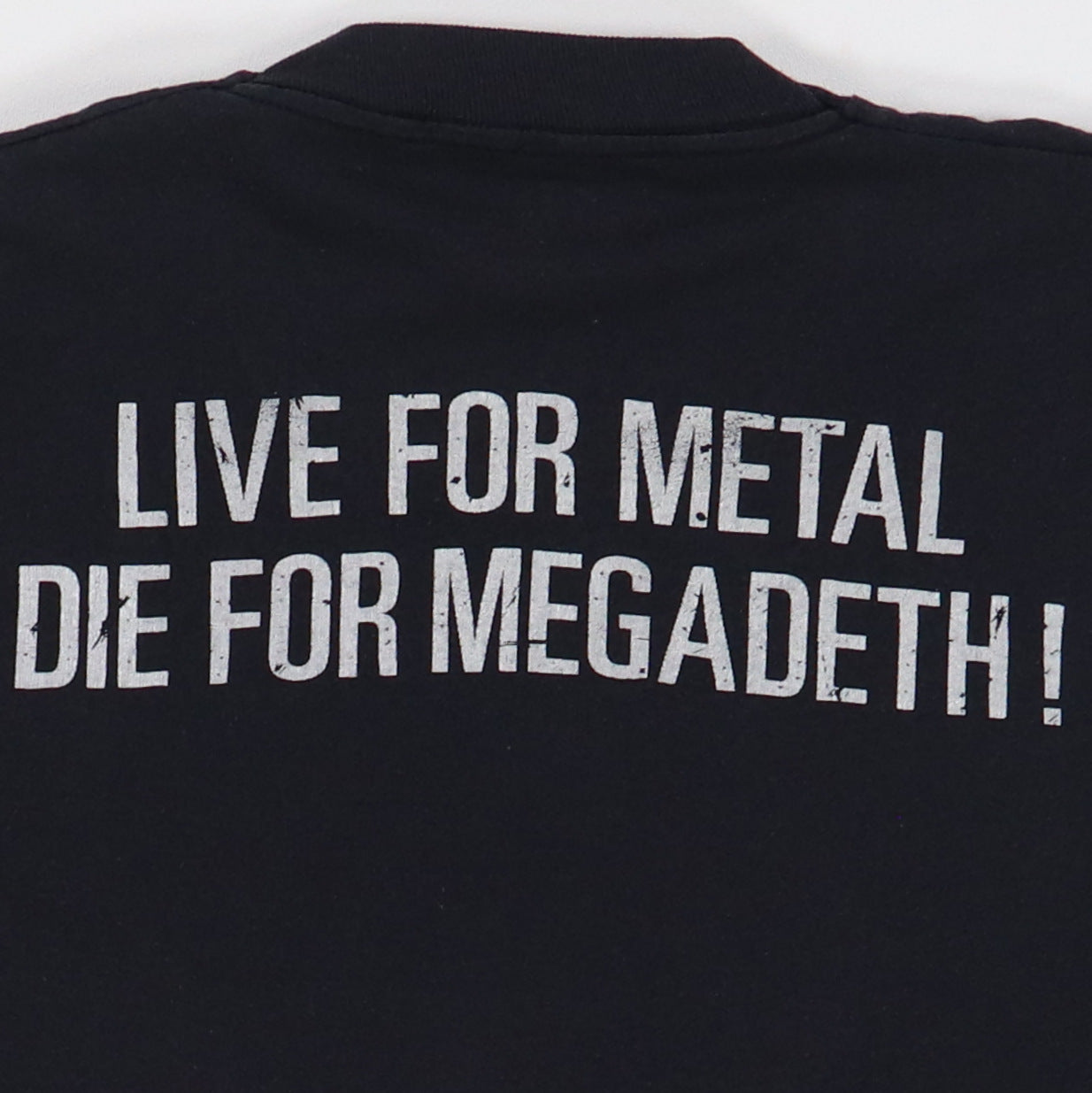 Shirt 1980s Megadeth Live For Metal Die For Megadeth