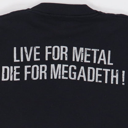 Shirt 1980s Megadeth Live For Metal Die For Megadeth