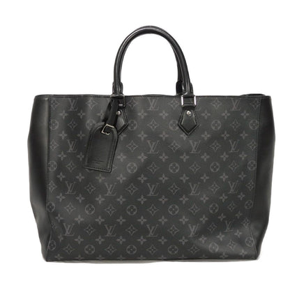 Louis Vuitton Tote Bag M44733 Monogram Eclipse Canvas X Cowhide Leather Noir Monogram Eclipse Gran