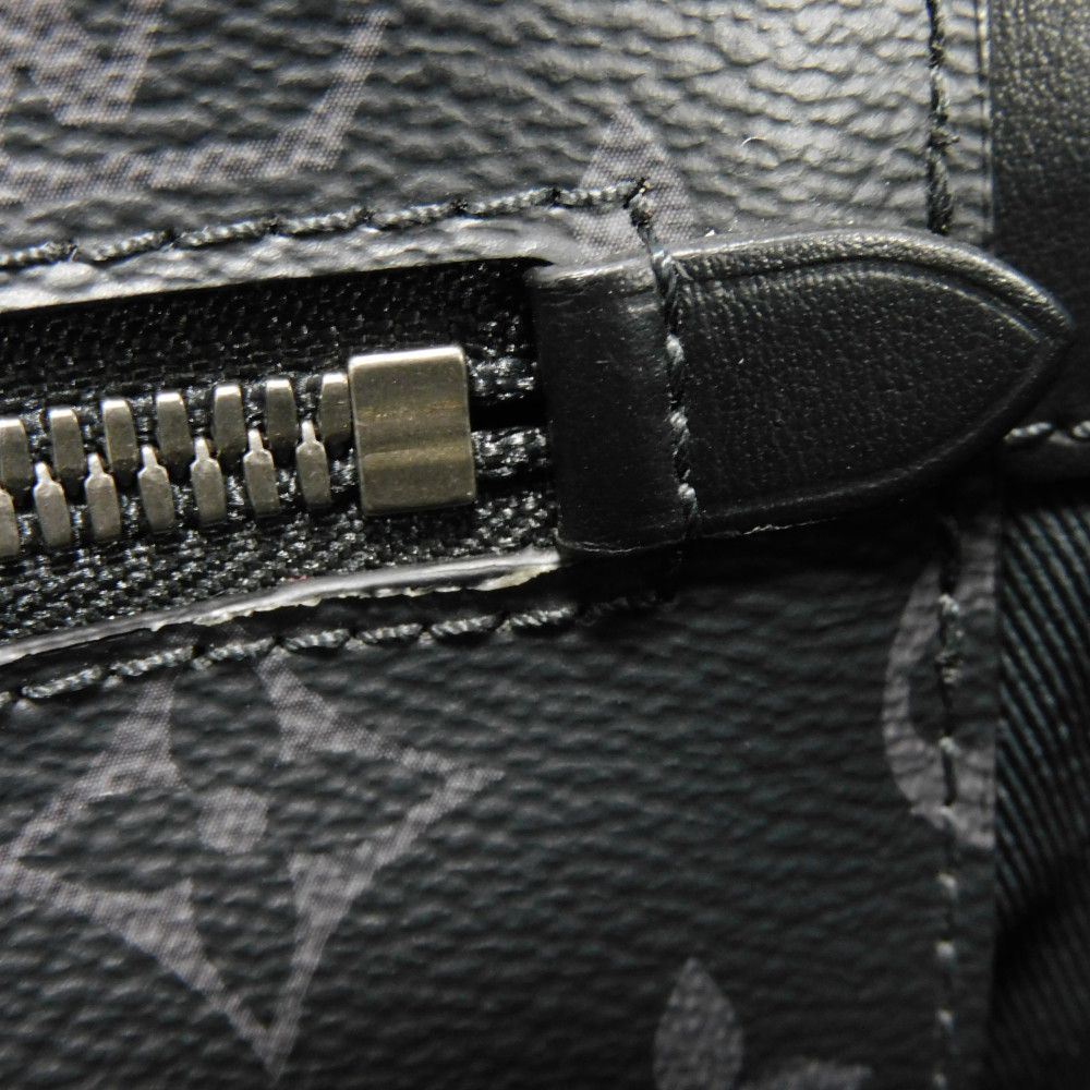 Louis Vuitton Tote Bag M44733 Monogram Eclipse Canvas X Cowhide Leather Noir Monogram Eclipse Gran