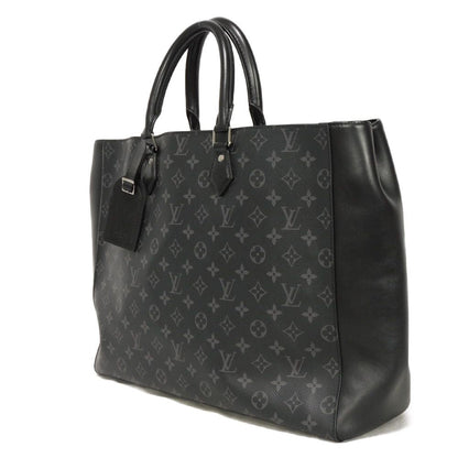 Louis Vuitton Tote Bag M44733 Monogram Eclipse Canvas X Cowhide Leather Noir Monogram Eclipse Gran