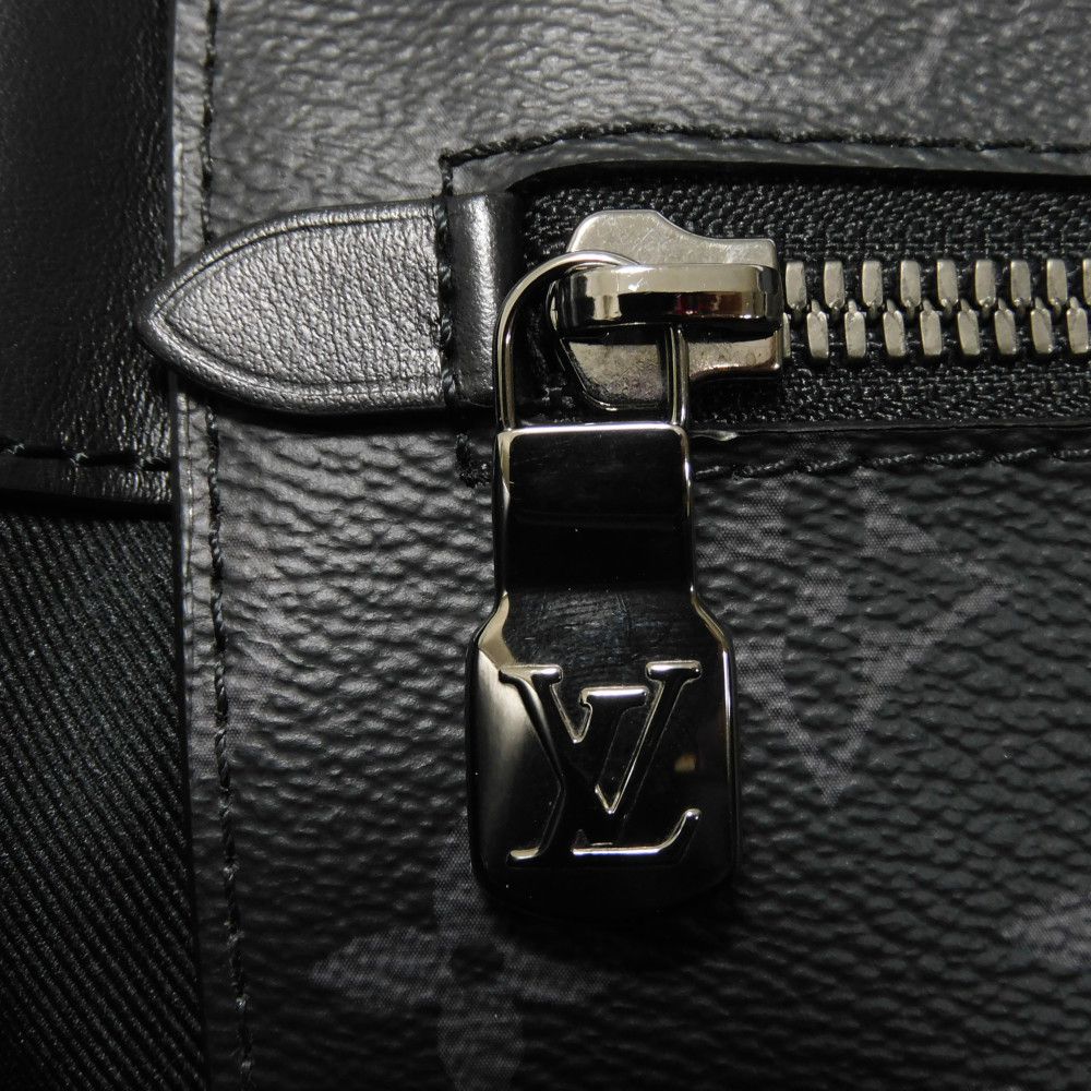 Louis Vuitton Tote Bag M44733 Monogram Eclipse Canvas X Cowhide Leather Noir Monogram Eclipse Gran