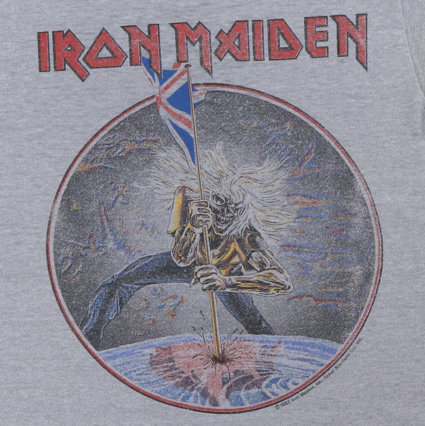 1982 Iron Maiden Beast On The Road Tour Shirt