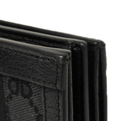 Balenciaga Bifold Wallet 680385 2103X 1000 Gg Canvas X Calf Leather Black Bb Gg Canvas Gucci The