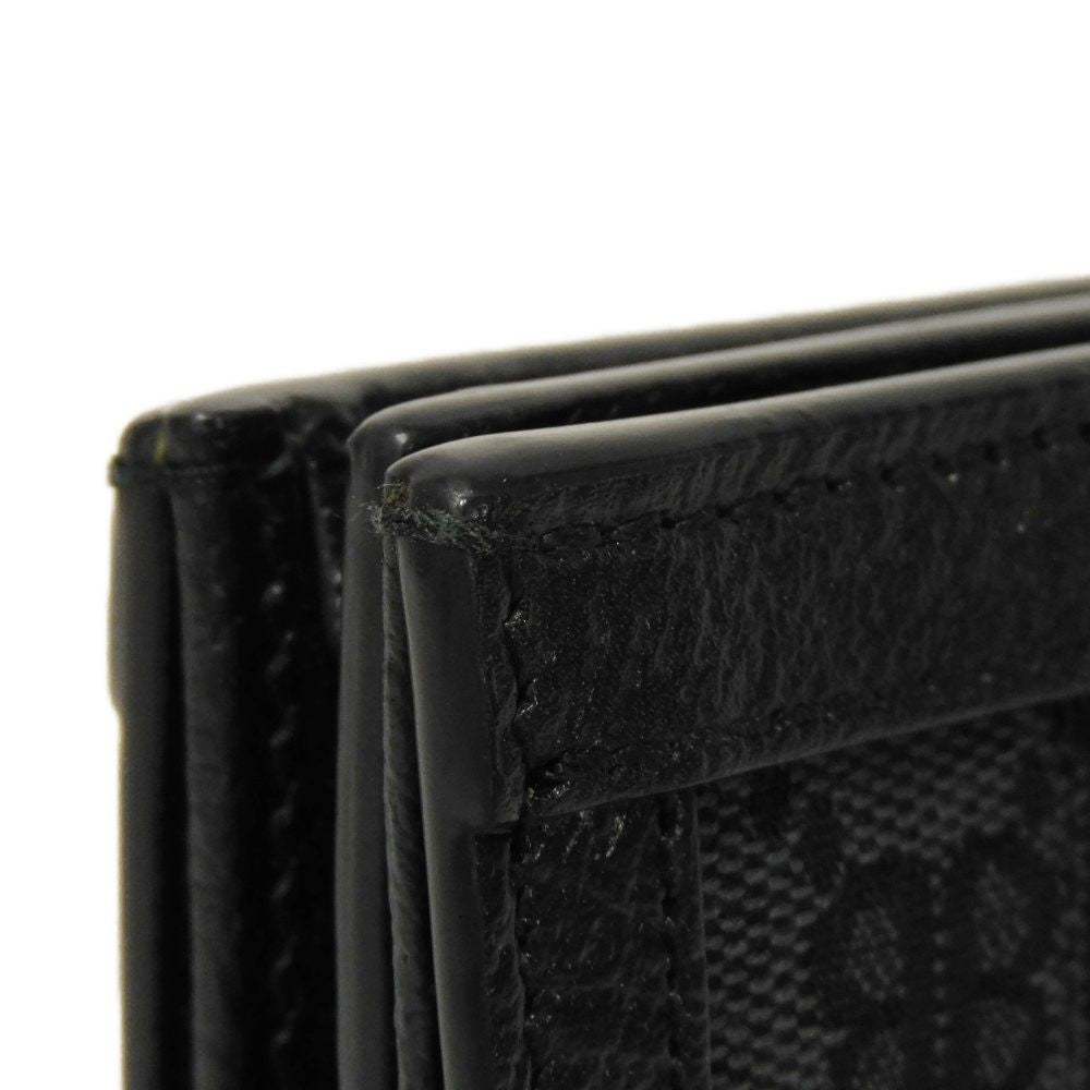 Balenciaga Bifold Wallet 680385 2103X 1000 Gg Canvas X Calf Leather Black Bb Gg Canvas Gucci The