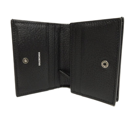 Balenciaga Bifold Wallet 680385 2103X 1000 Gg Canvas X Calf Leather Black Bb Gg Canvas Gucci The