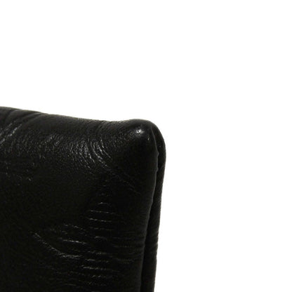 Louis Vuitton Clutch Bag M81570 Shadow Leather (Monogram Embossing) Noir Current Lv Logo Black