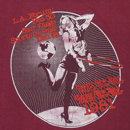 1981 Cheap Trick Happy New Year Concert Shirt