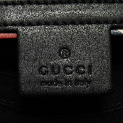 Gucci Shoulder Bag 474137 9F23N 8850 Gg Supreme Canvas (Polyurethane Processing) X Calfskin Leather