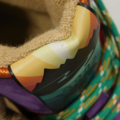 Gucci Boots 721394 Faaw 59762 Fabric Multicolor Trefoil Logo Adidas Trekking Shoes 34