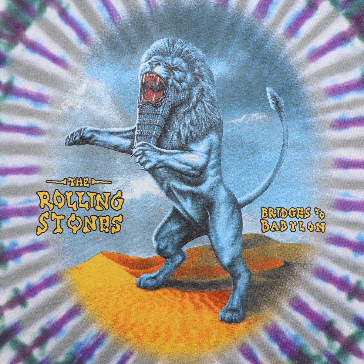 1997 Rolling Stones Bridges To Babylon Tie Dye