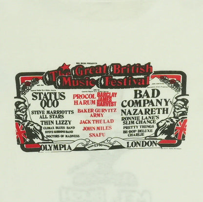 1975 Mel Bush Great British Music Festival Shirt