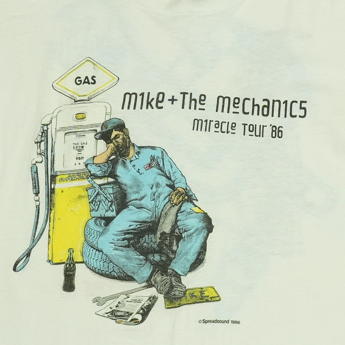 1986 Mike And The Mechanics Miracle Tour Shirt
