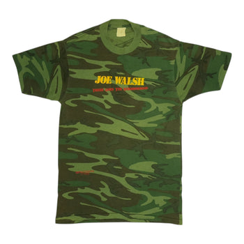 1981 Joe Walsh There Goes The Neighborhood Camo Shirt