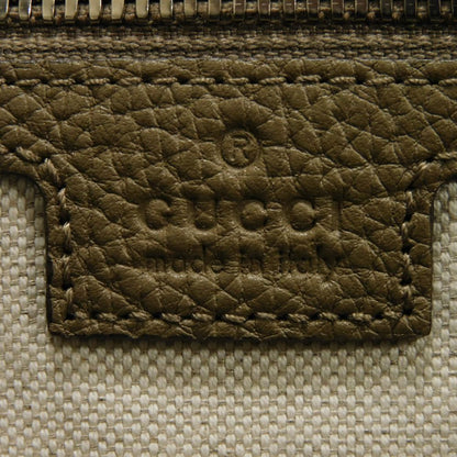 Gucci Boston Duffel Bag 725282 Aaby7 2801 Jumbo Gg Leather Taupe Double G Embossed Jumbo Gg Medium