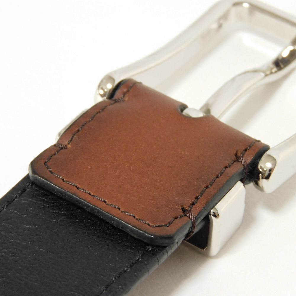 Louis Vuitton Belt M0092U Cuir Ombre Leather Akajou Cure Ombre Saint Tulle Pont Neuf 35Mm