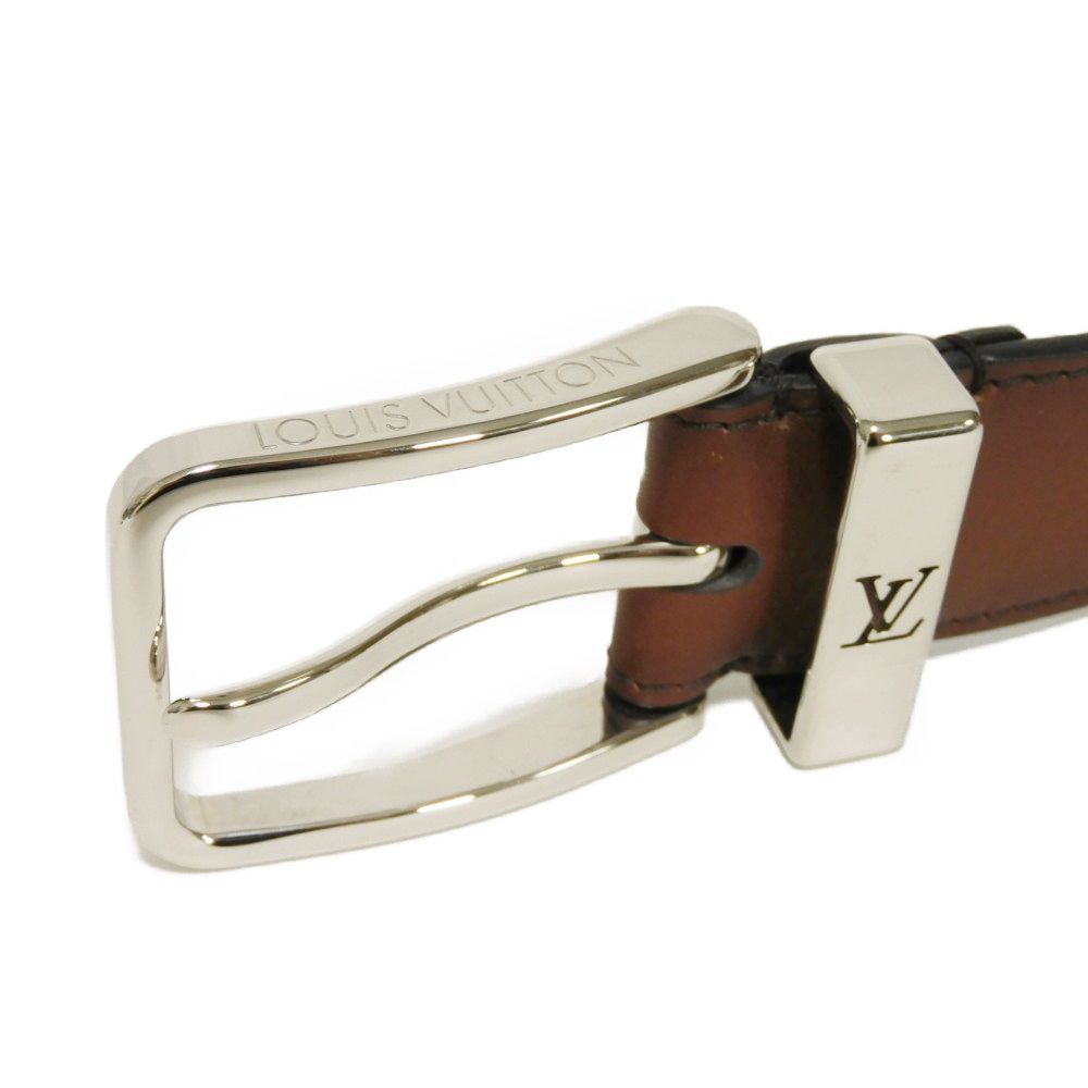Louis Vuitton Belt M0092U Cuir Ombre Leather Akajou Cure Ombre Saint Tulle Pont Neuf 35Mm