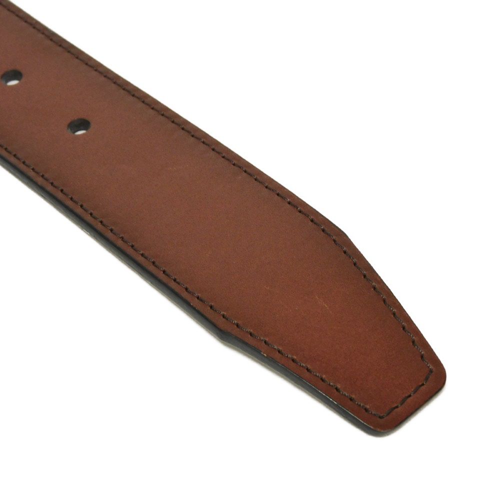 Louis Vuitton Belt M0092U Cuir Ombre Leather Akajou Cure Ombre Saint Tulle Pont Neuf 35Mm