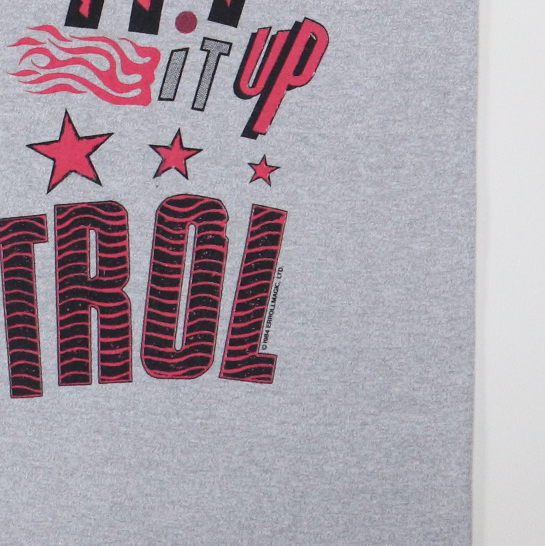 1984 The Clash Joe Strummer Out Of Control Tour Shirt