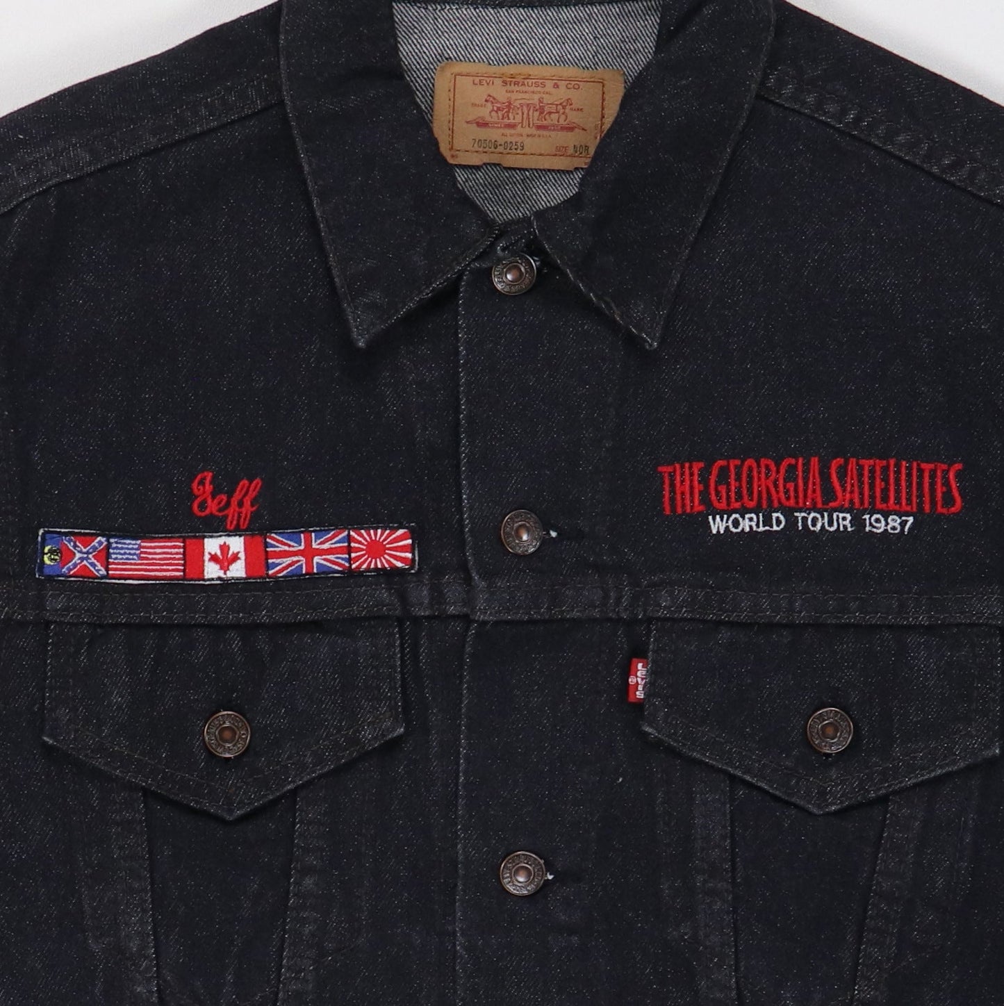 1987 The Georgia Satellites Tour Jacket
