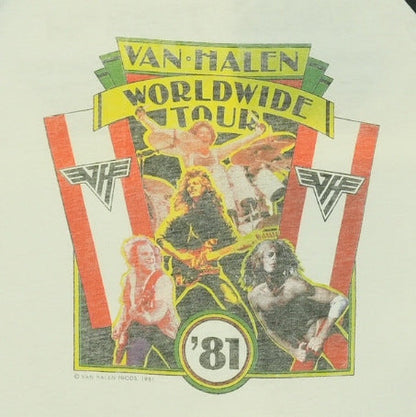 1981 Van Halen Tour Jersey Shirt