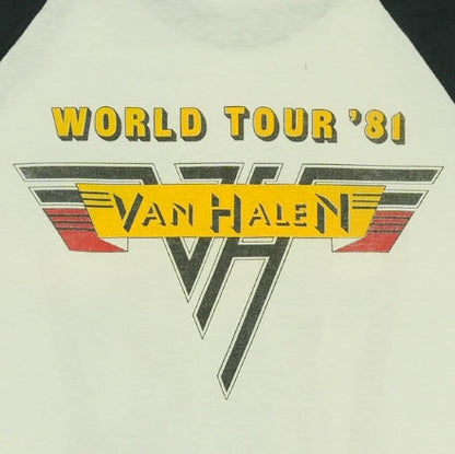 1981 Van Halen Tour Jersey Shirt