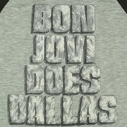 1989 Bon Jovi Does Dallas Texas Tour Jersey Shirt