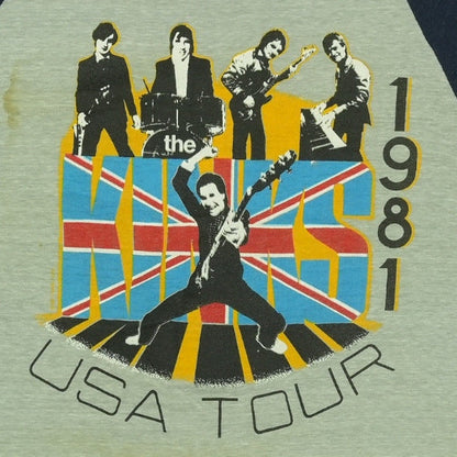 1981 The Kinks Give The People What They Want Tour Jersey Shirt