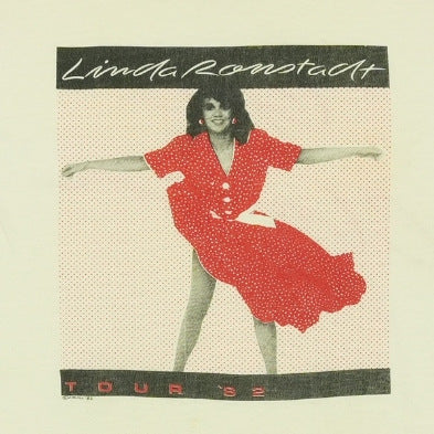 1982 Linda Rondstandt Get Closer Tour Jersey Shirt