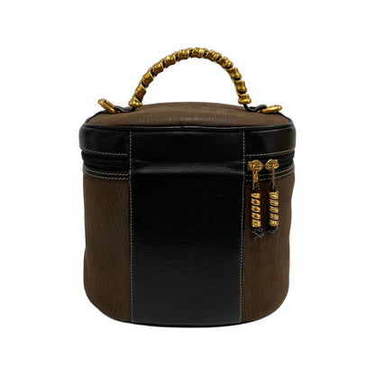 Loewe Shoulder Bag Suede, Leather Brown Twist Handle Velazquez Women