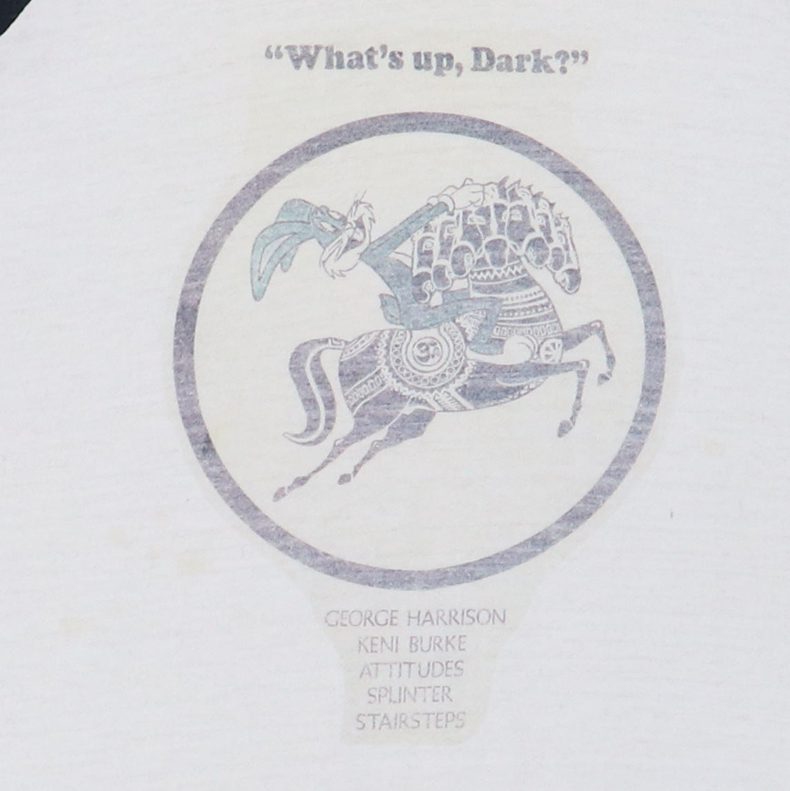 1970S Whats Up Doc Dark Horse Records George Harrison Promo Jersey Shirt