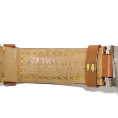 Louis Vuitton Watches Quartz Q13114 Stainless Steel, Leather Brown Tambour Brown Dial Women