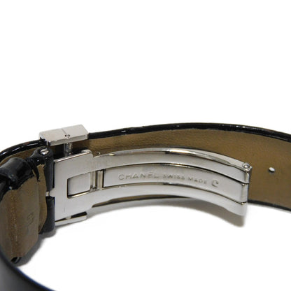 Chanel Watches Quartz H0572 Stainless Steel, Leather Silver Mademoiselle White Dial Women