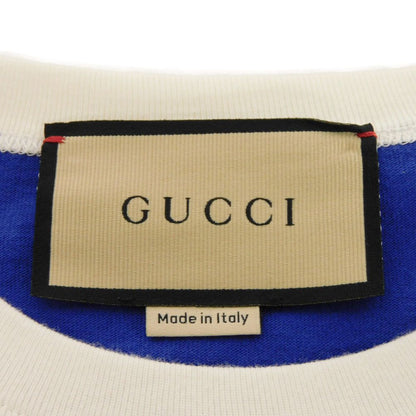 Gucci Short Sleeve T-Shirt 753294 Xjftx 3229 Cotton Green Lovers Pleasure Club G Logo Cat Star